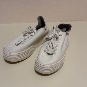 Sam Edelman White Platform Sneakers